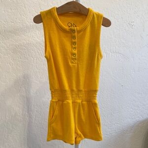Chaser Citrus Terry Cloth Romper